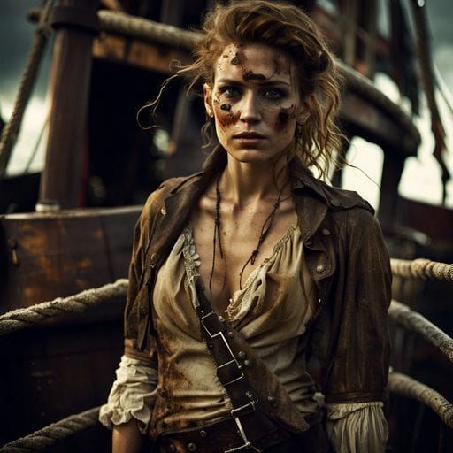 Contemplative Daughter of a Ship Captain