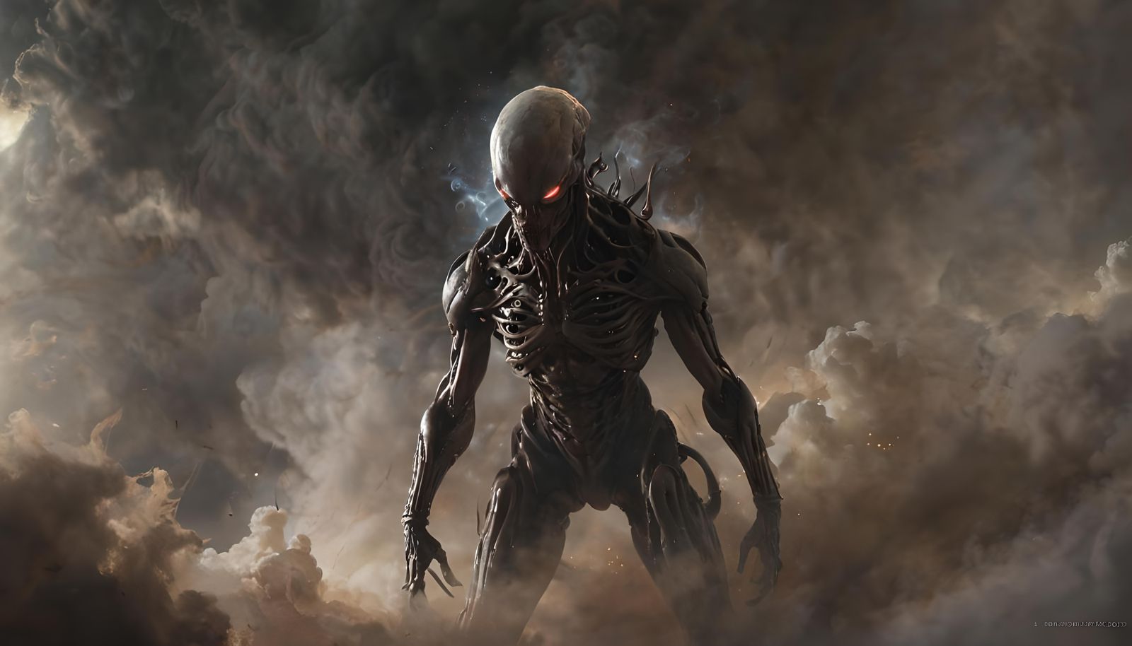 Hyperrealistic Alien Emerges in Ominous Candy Style