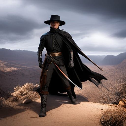 Zorro in Modern Times: Detailed Matte Painting