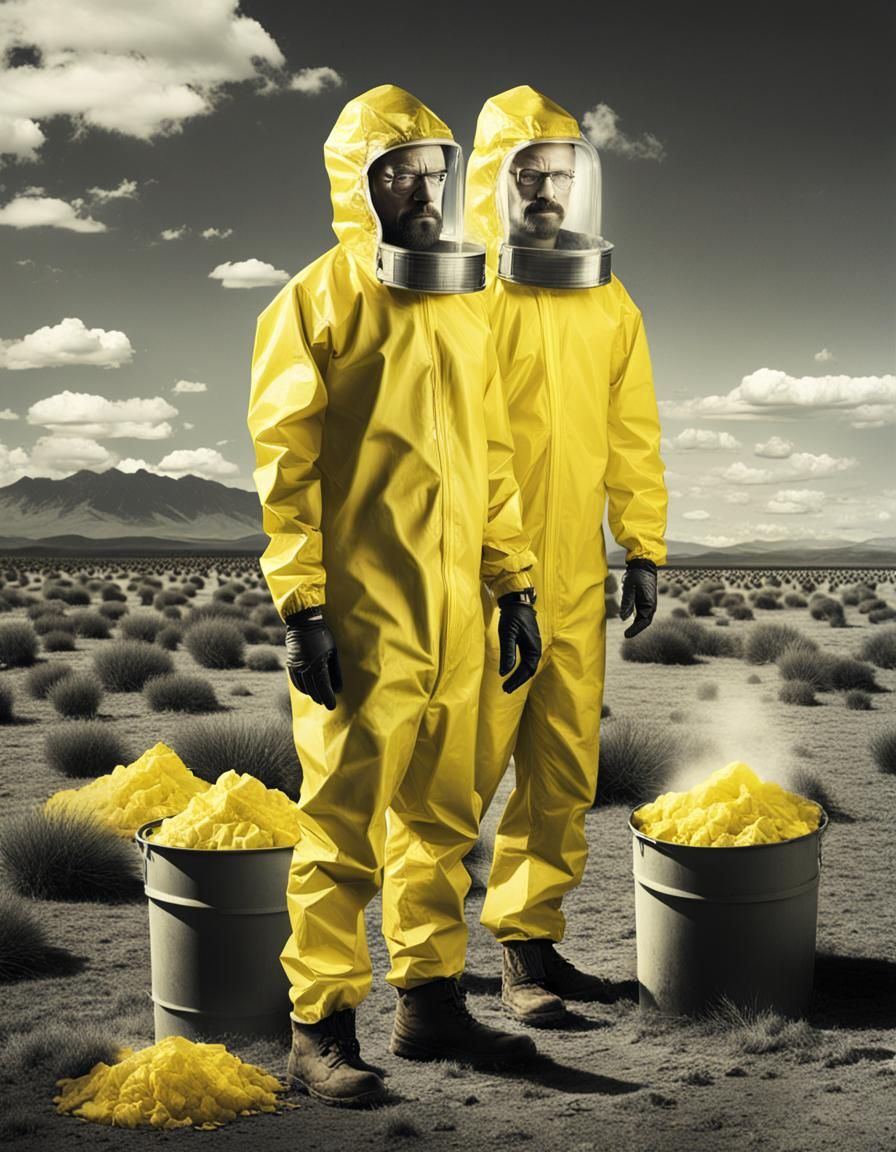 Hazmat Suits in Yellow Hues: Film Key Art