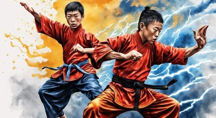 Everybody was kung fu fighting…