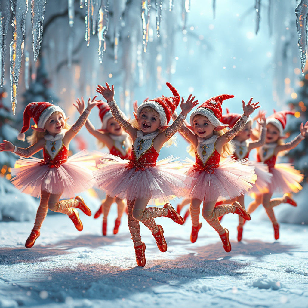 Santa's Elves Ballet in Winter Wonderland