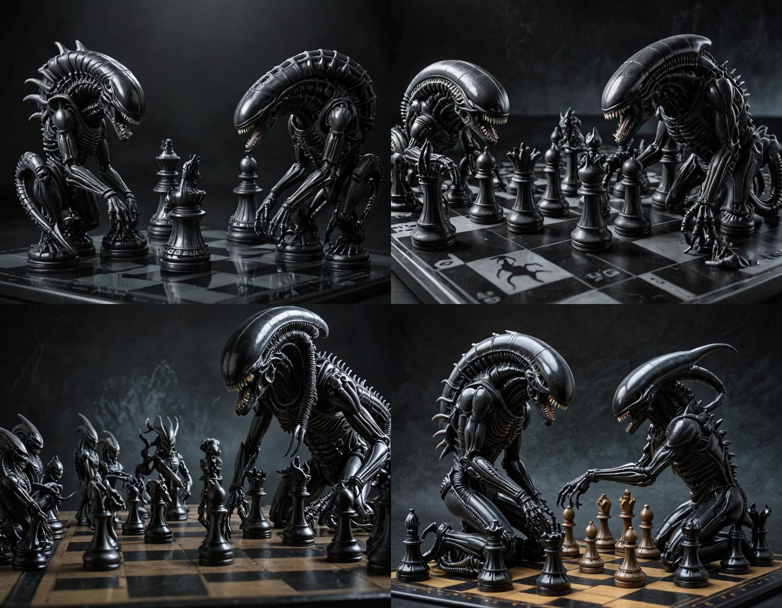 Xenomorph Chess Set: A Deadly Game