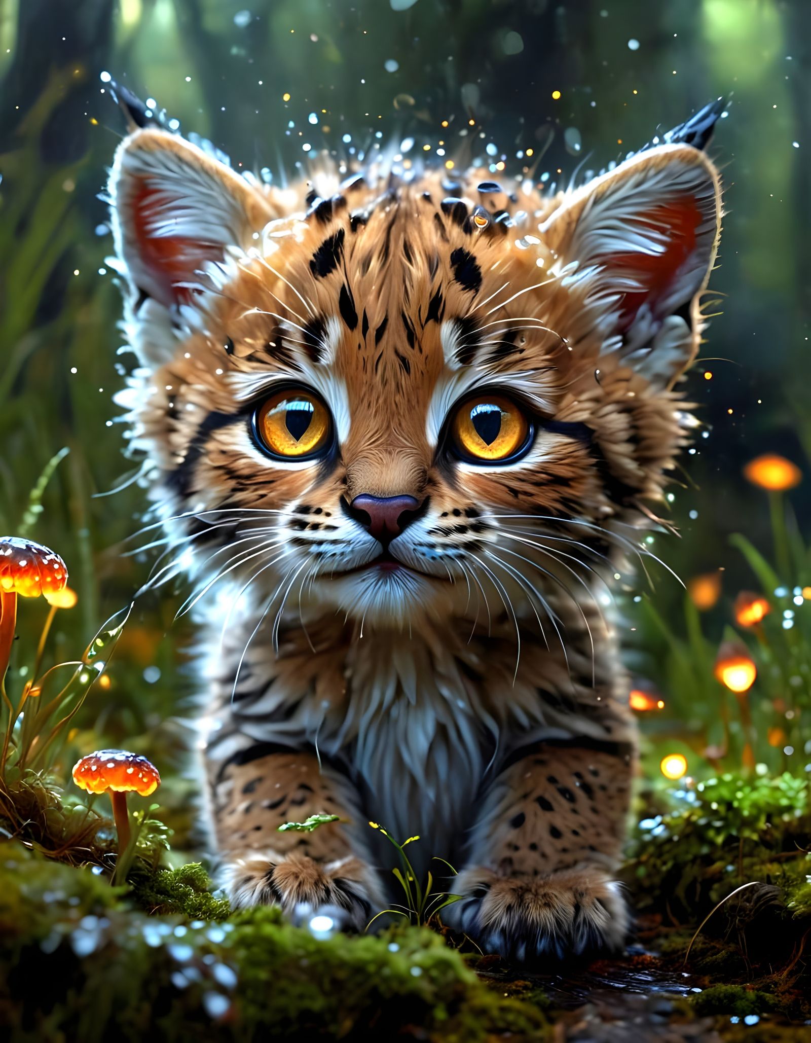 Adorable Fantastical Creature in Vibrant Colors