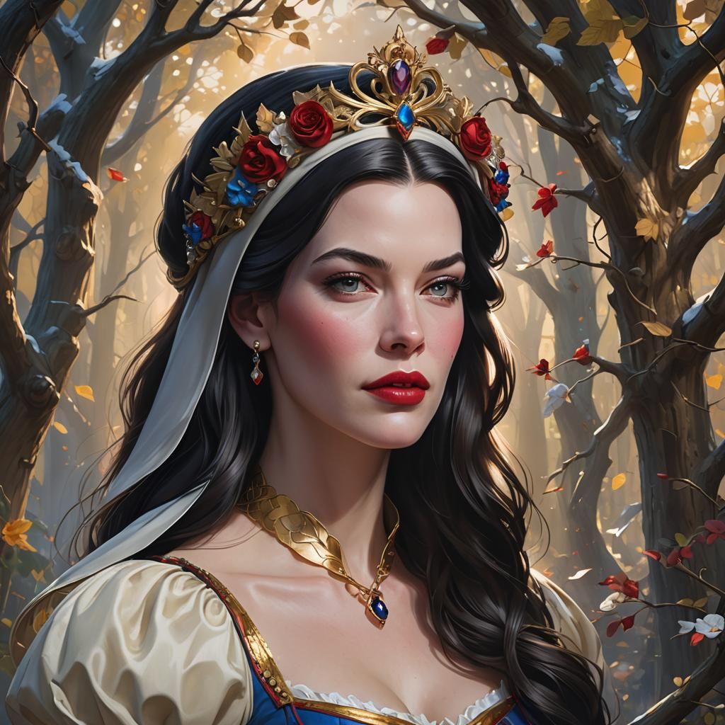 Liv Tyler as Snow White Portrait