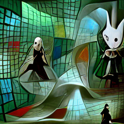 Alice in Wonderland: Abstract Matrix Funhouse