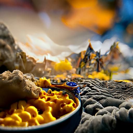 Mac and Cheese Detailed Matte Painting