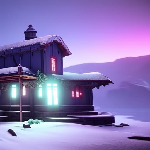 Epic 3D Game Scene in 8K Resolution
