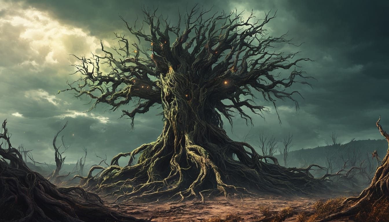 Ancient Treant at the Edge of Worlds