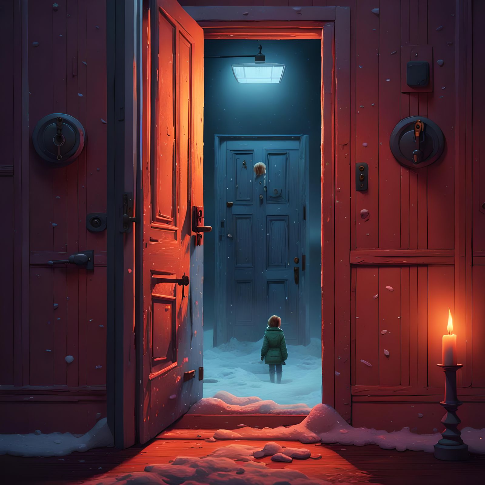 Fantastical Matte Painting with Deep Colors