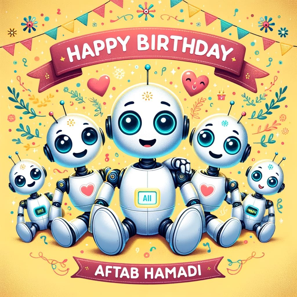 Happy Birthday Aftab Hamadi From AI Family