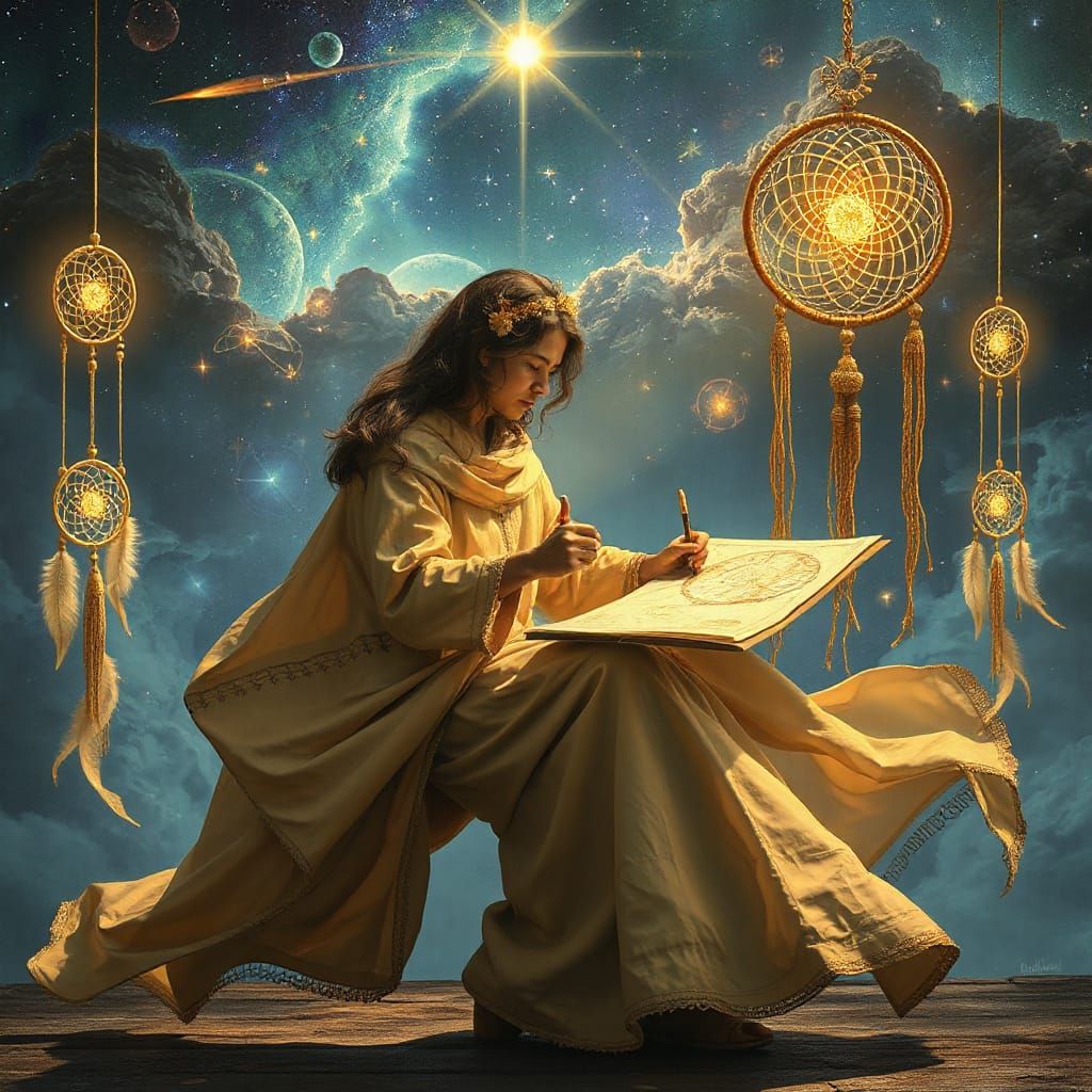 Mystic Cartographer Maps Celestial Soul Journey