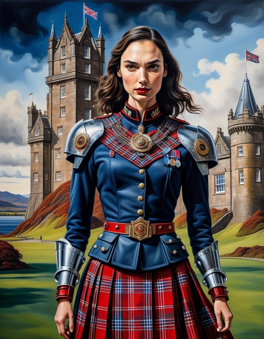 Gal Gadot Guards the Royals