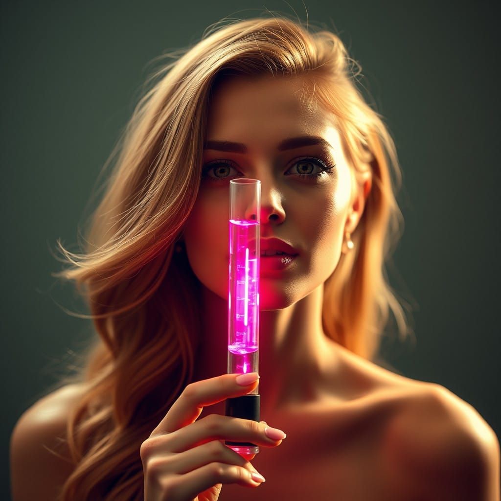 Glowing Test Tube Beauty