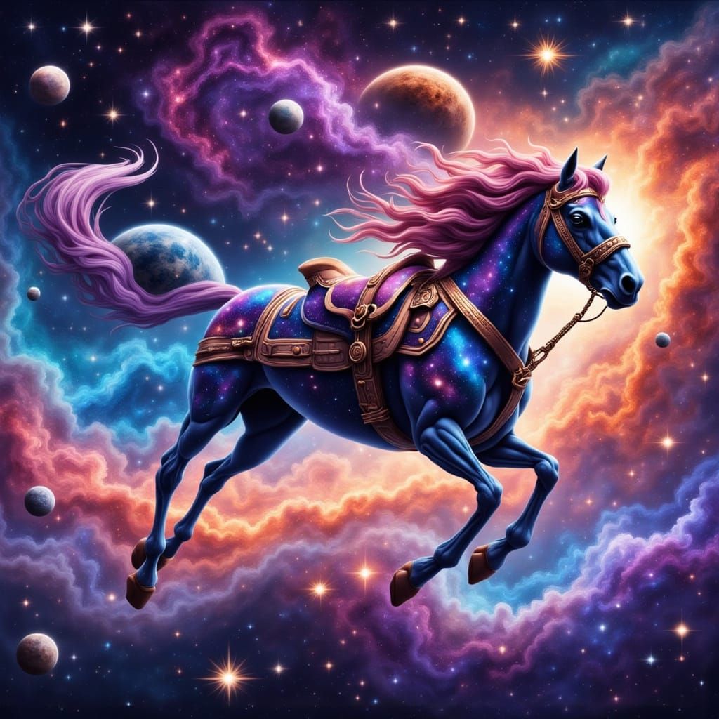 Anime-Inspired Galaxycore Landscape in Soft Colors