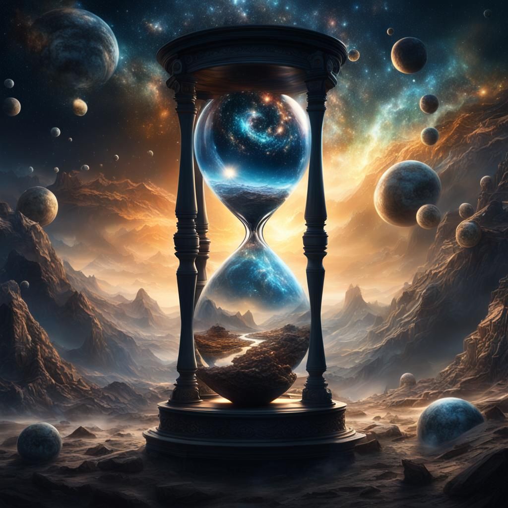 Hourglass Universe: Epic Cinematic Digital Matte Painting