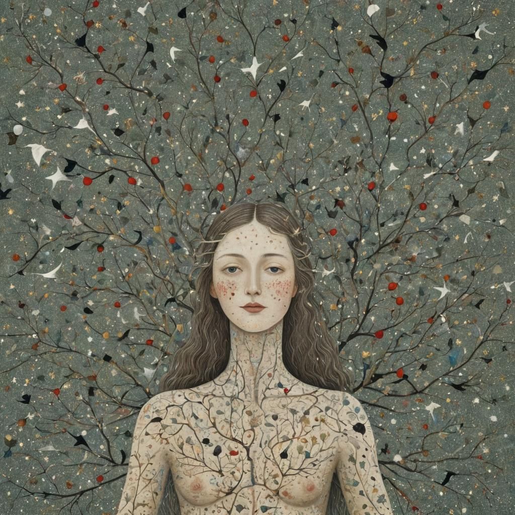 Ethereal Mindscapes: Intertwined Bodies in Surreal Concept A...