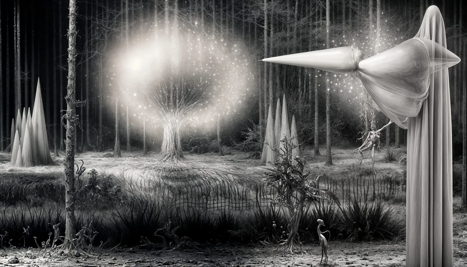 Magical Glazed Surfaces with Alien Lifeforms