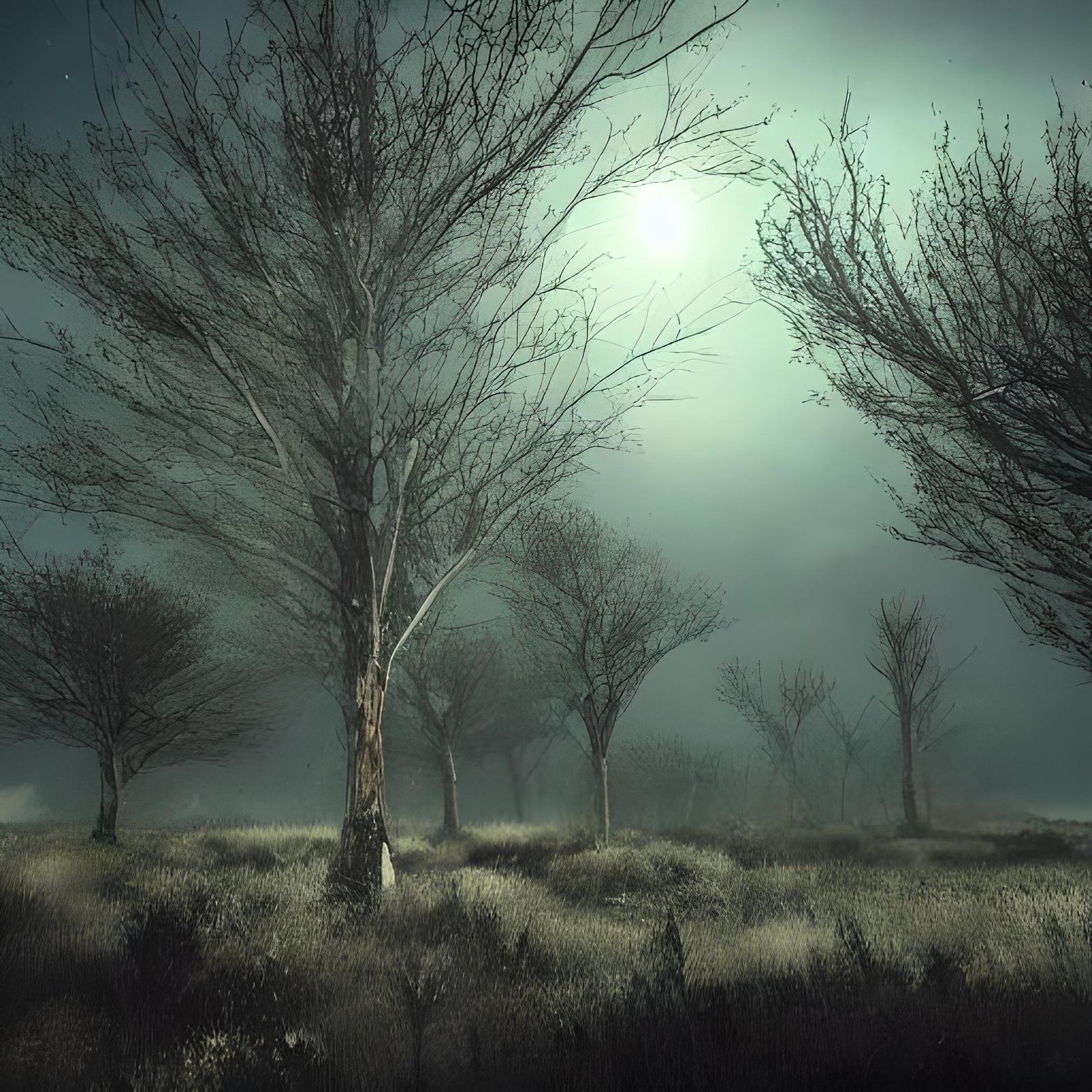 Radioactive Wasteland with Glowing Anomalies