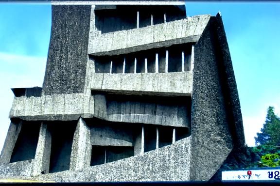 Striking Example of Brutalist Architecture