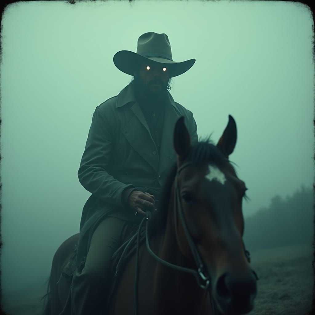 Spectral Cowboy Rides Through Fog: Found Footage Horror