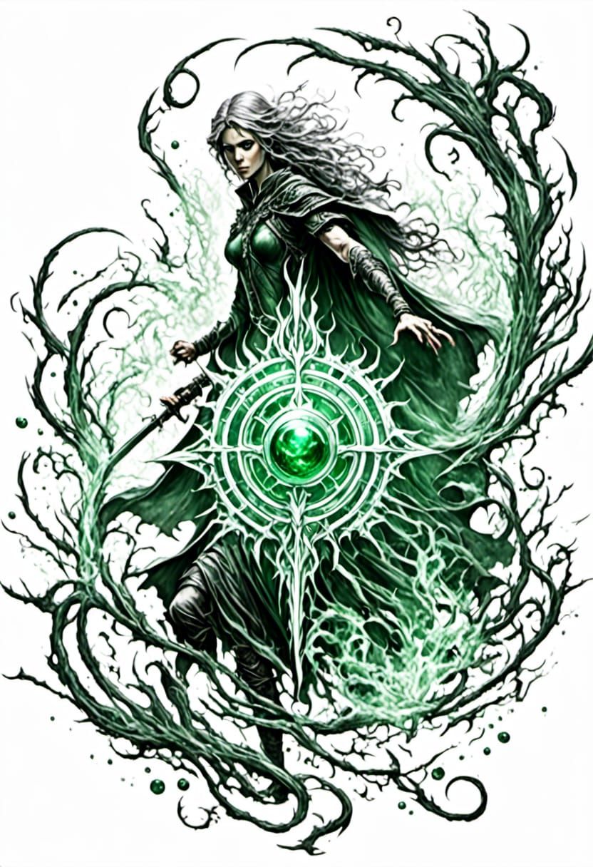 Superboy Battles Emerald Empress in Comic Style