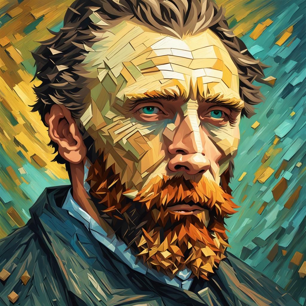 Expressive Portrait in Van Gogh Style