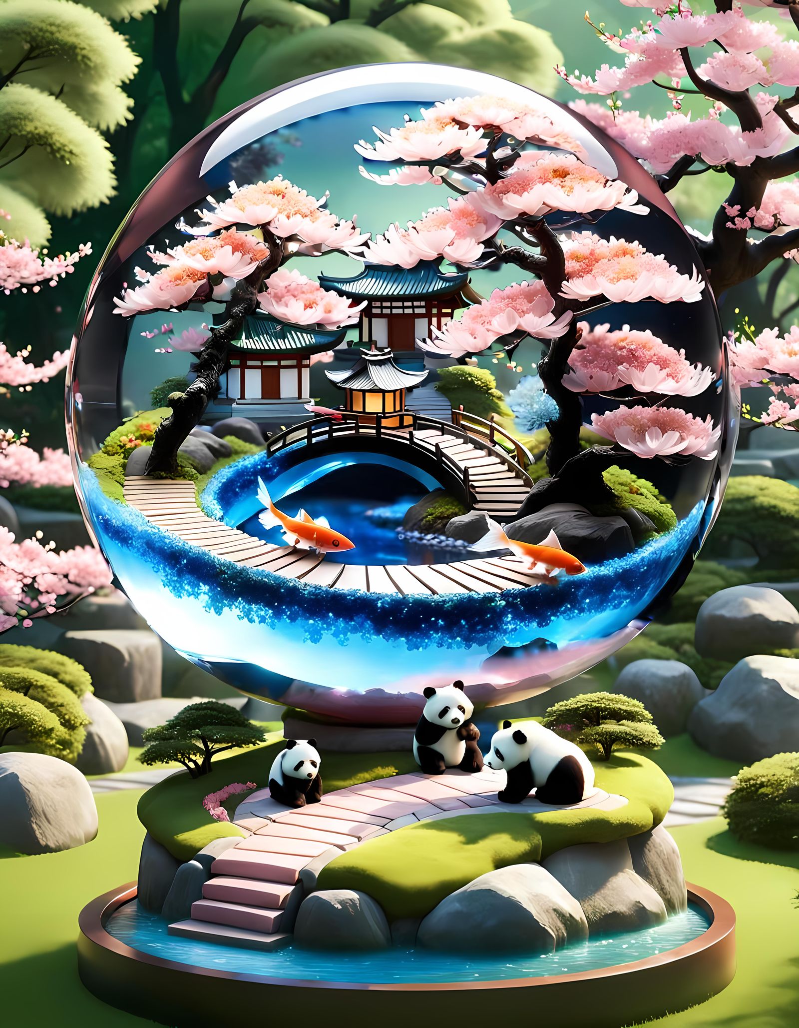 Japanese Panda Garden
