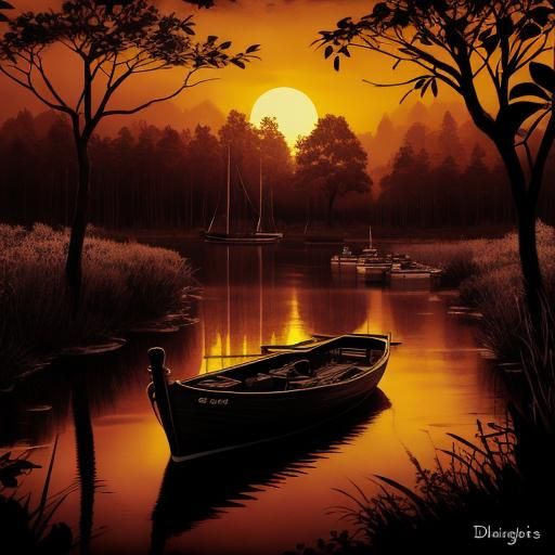 High Contrast Black and White Abstract