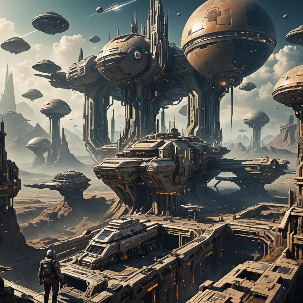 Futuristic Sci-Fi Concept Art