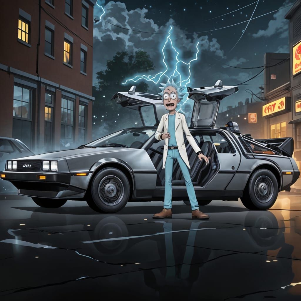 Rick in Timeless Futurism