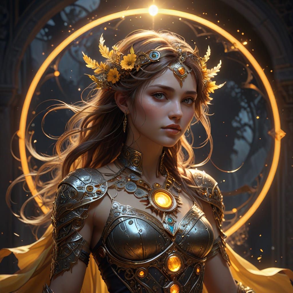 Epic Dark Fantasy God of Sun and Thunder