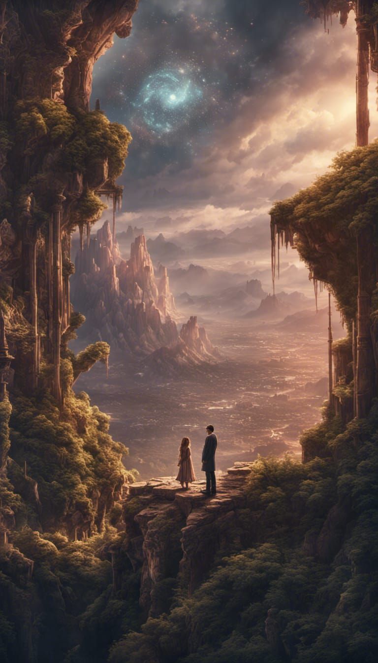 Epic Fantasy Landscape Inspired by Chris Renzema Song