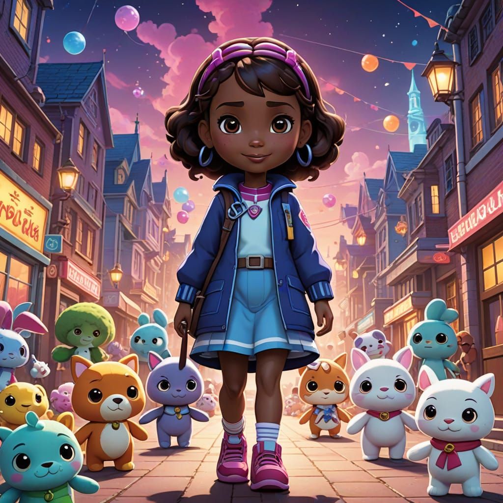 Magical Girl Doc McStuffins, Anime-Inspired Art