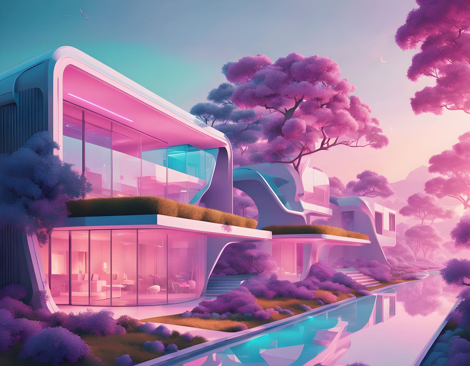 Lunar Community in Radiant Harmony