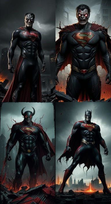 Cyberpunk-Style Horror Icon Emerges from Carnage-Superman Fu...