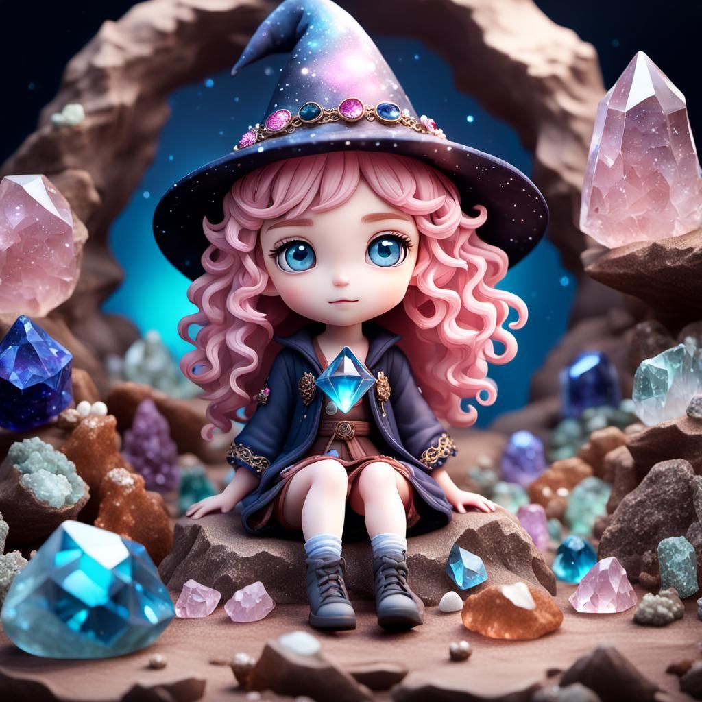 Enchanted Crystal Keeper in Boho Chic