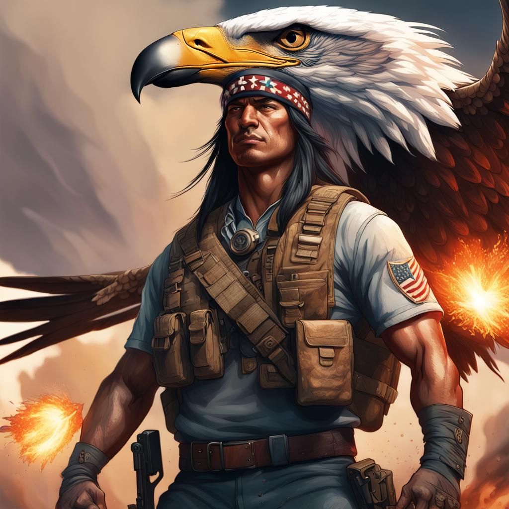 Spirit G.I. Joe Portrait in Hyperdetailed Style