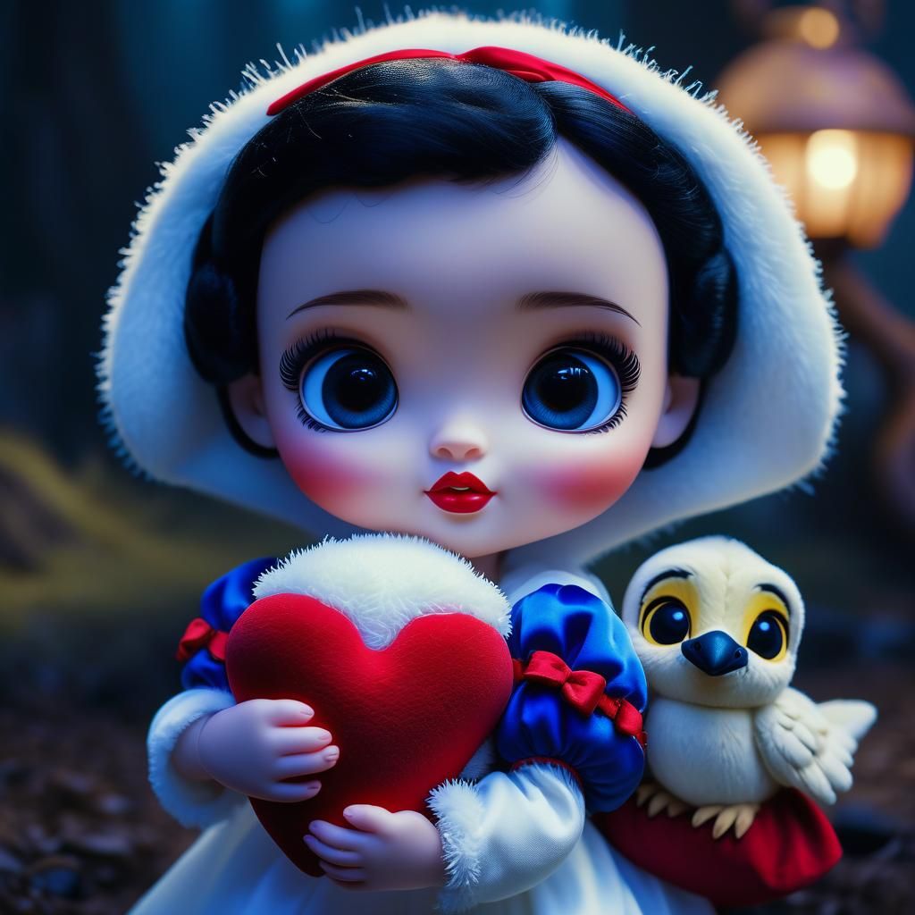 Baby Snow White with Chibi Eyes