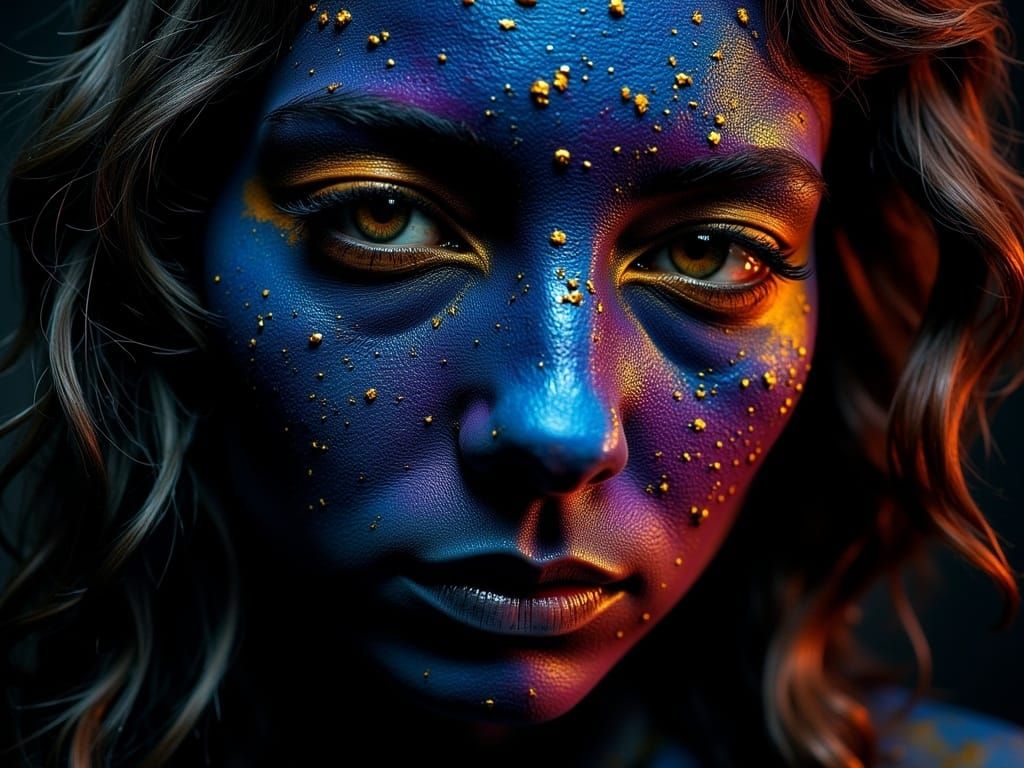 Dark Future with Joy at Foot in Detailed High Definition