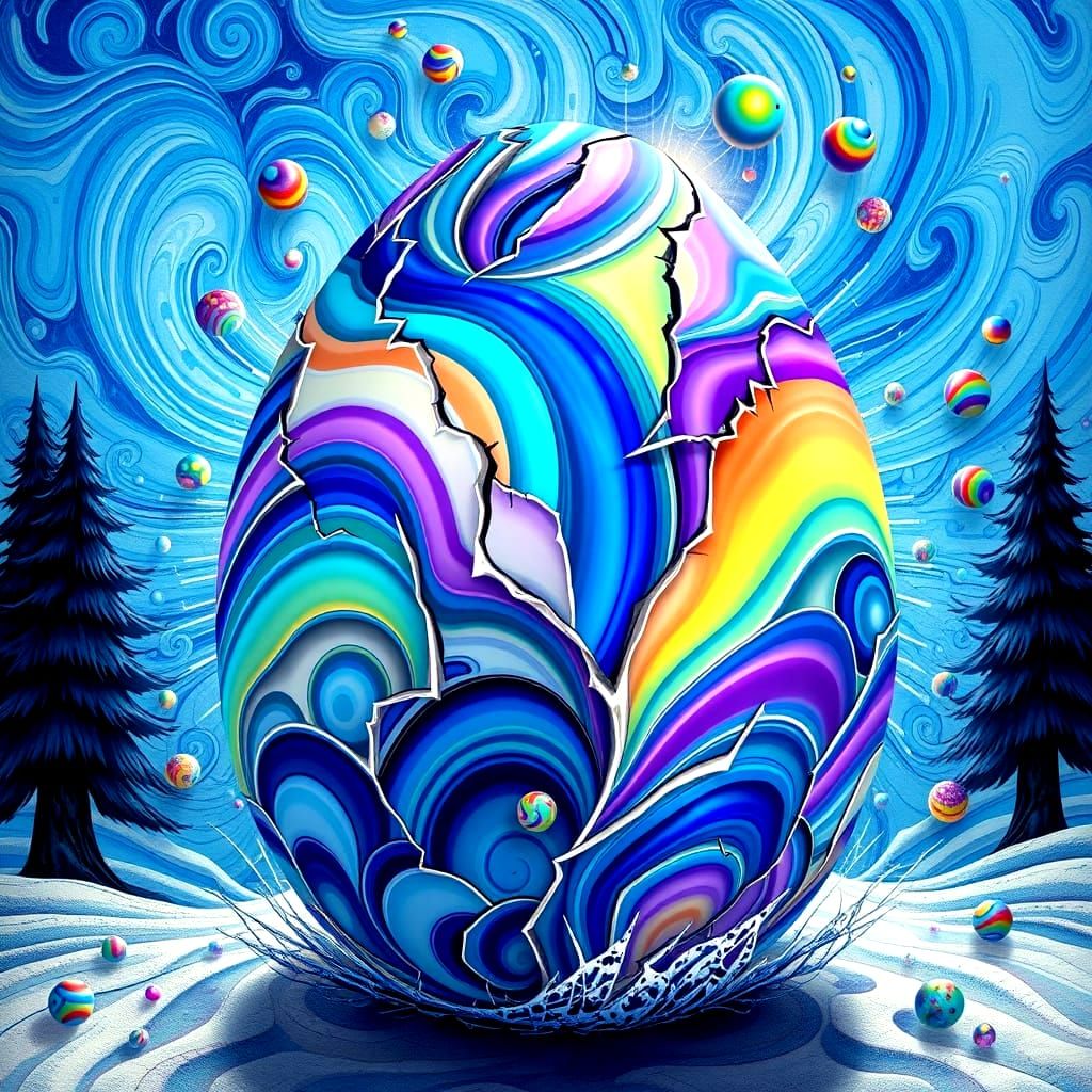 Kintsugi-Ei – ein Regenbogen nach einem schweren Unwetter – 26° Löwe, Grad-Astrologie – Ostern 2025 – Germanen Deutschla...