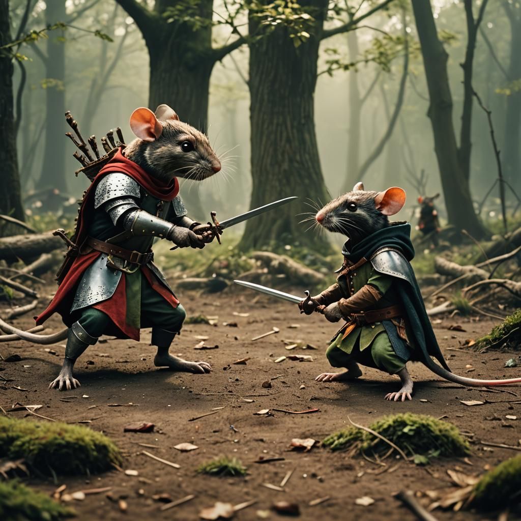Mouse Knight vs. Rat King: An Epic Battle