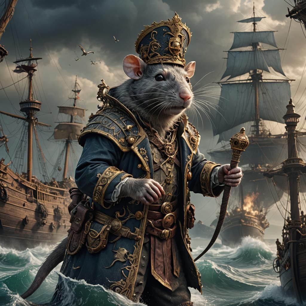 Epic English Rat God of the High Seas