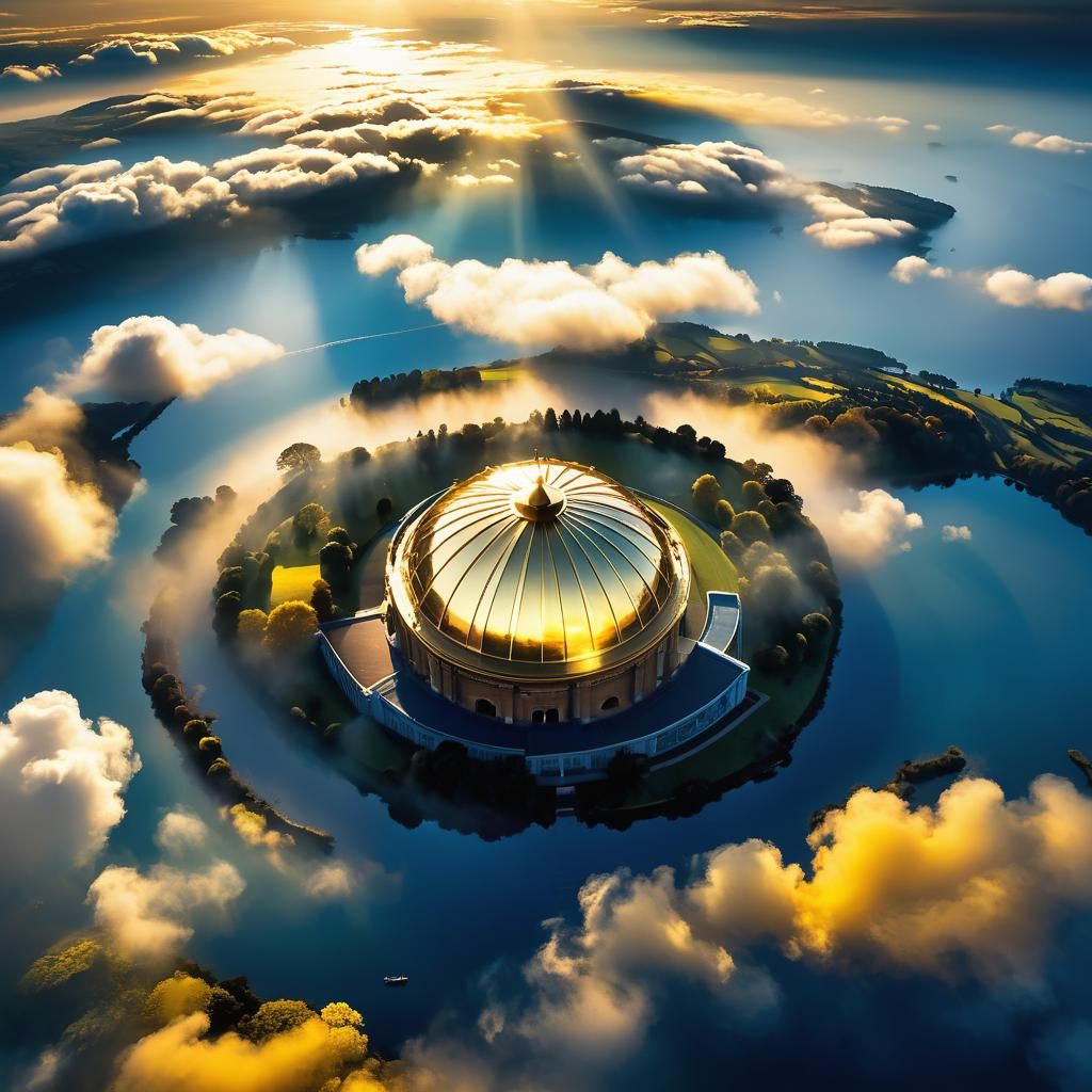 UK Under Golden Dome: Aerial Concept Art