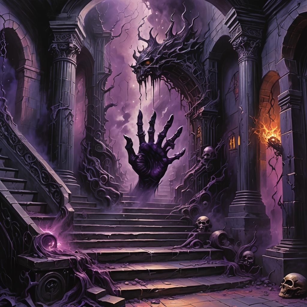 Menacing Portal to a Dark Fantasy Dimension