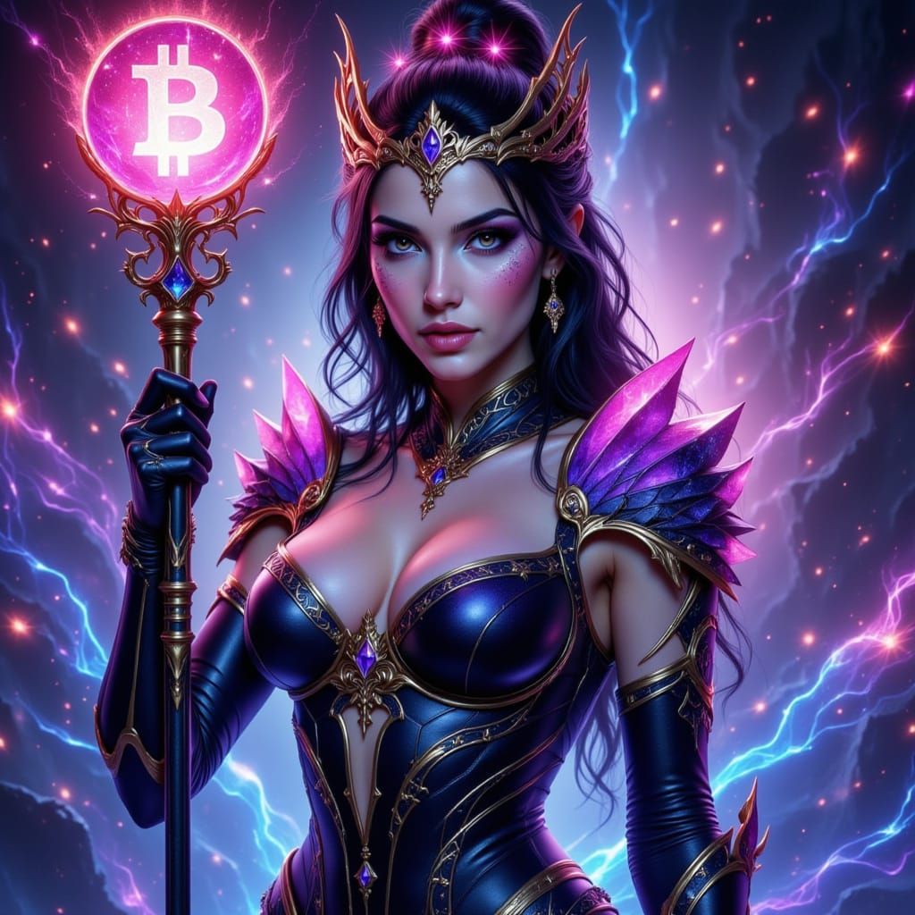 Cryptoqueen Aloramyst- Miner Meme