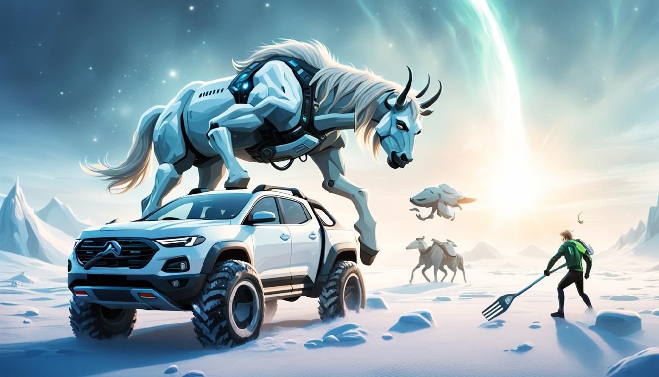 Arctic Centaur Giant Finds Hybrid Vehicle