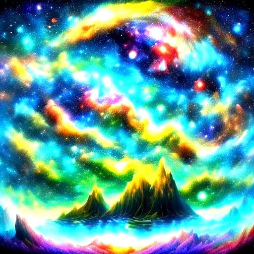 Cosmic Lake Reflecting Galaxies with Crystalline Trees