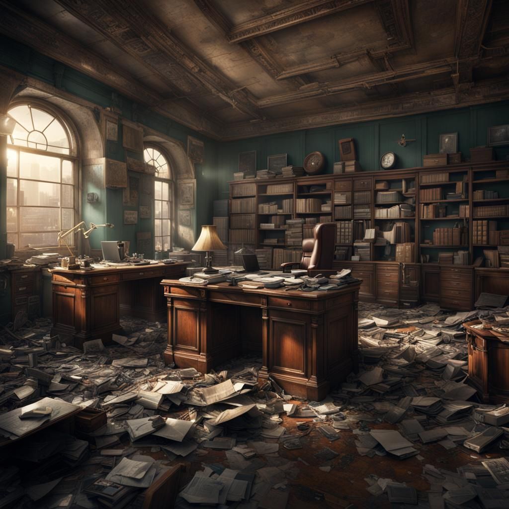 Abandoned Office: Epic Digital Matte Painting