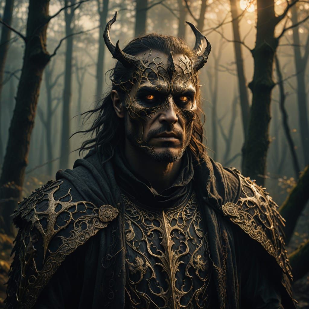 Koshchei the Deathless: Hyperrealistic Digital Art Portrait